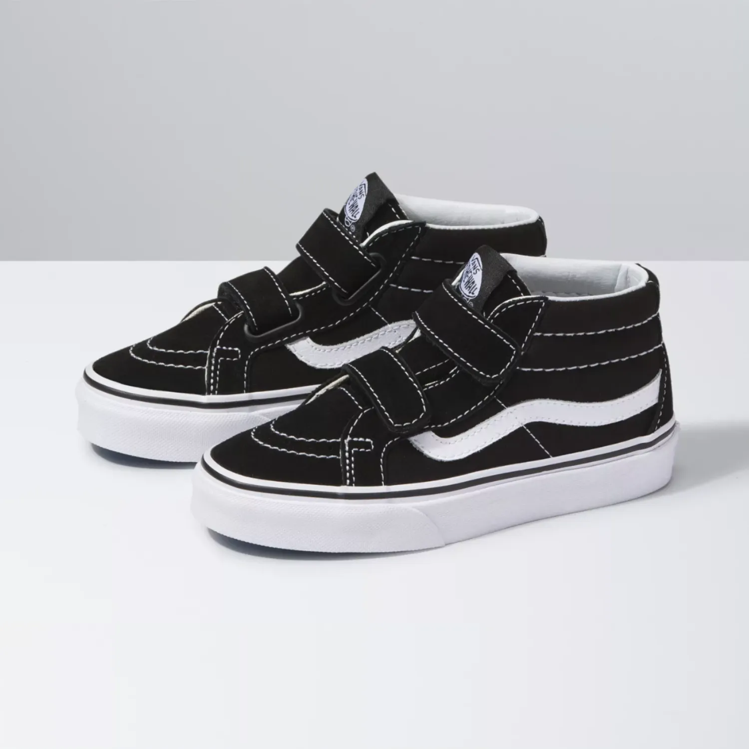 Vans Sk8-Mid Reissue V Black / True White Toddler Shoes