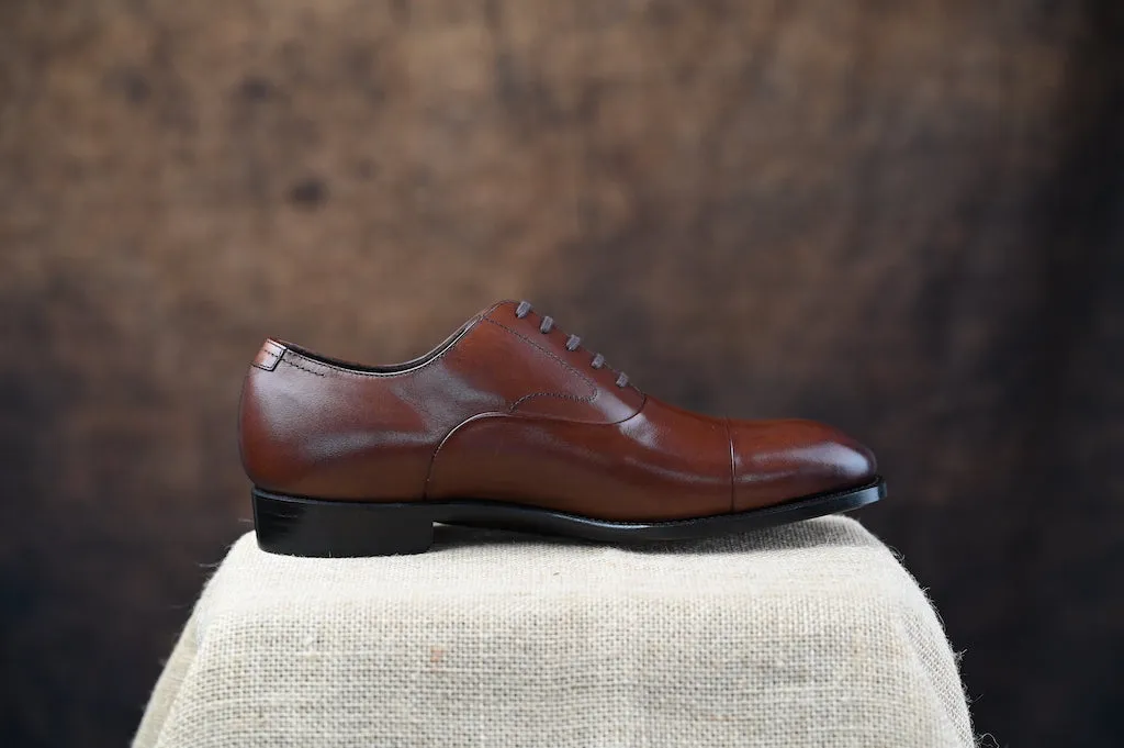 VINCENT Cap Toe Oxfords (Hand Welted)