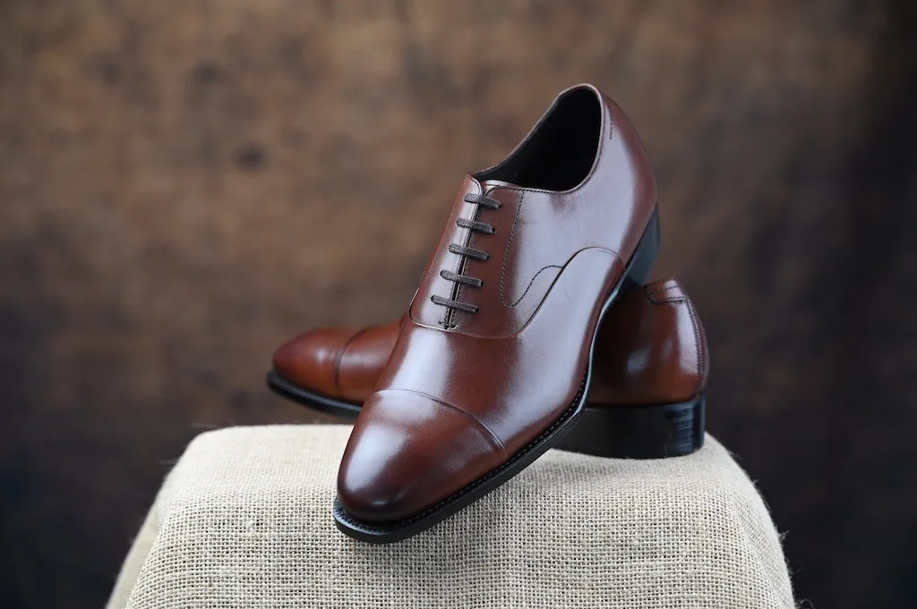VINCENT Cap Toe Oxfords (Hand Welted)
