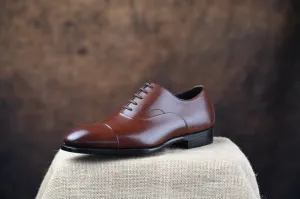 VINCENT Cap Toe Oxfords (Hand Welted)