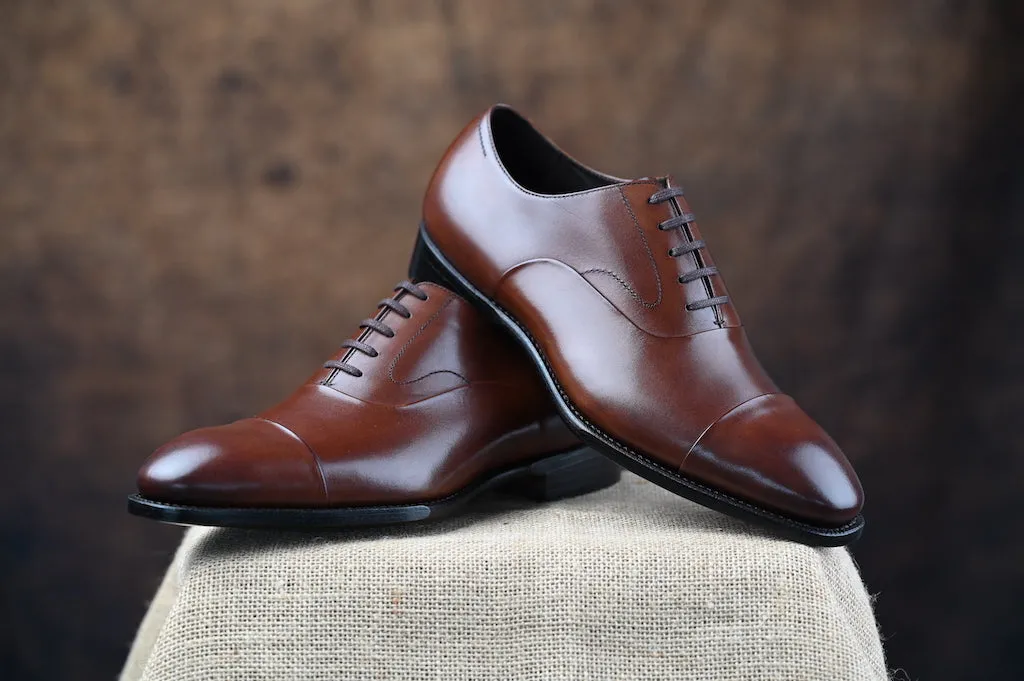 VINCENT Cap Toe Oxfords (Hand Welted)