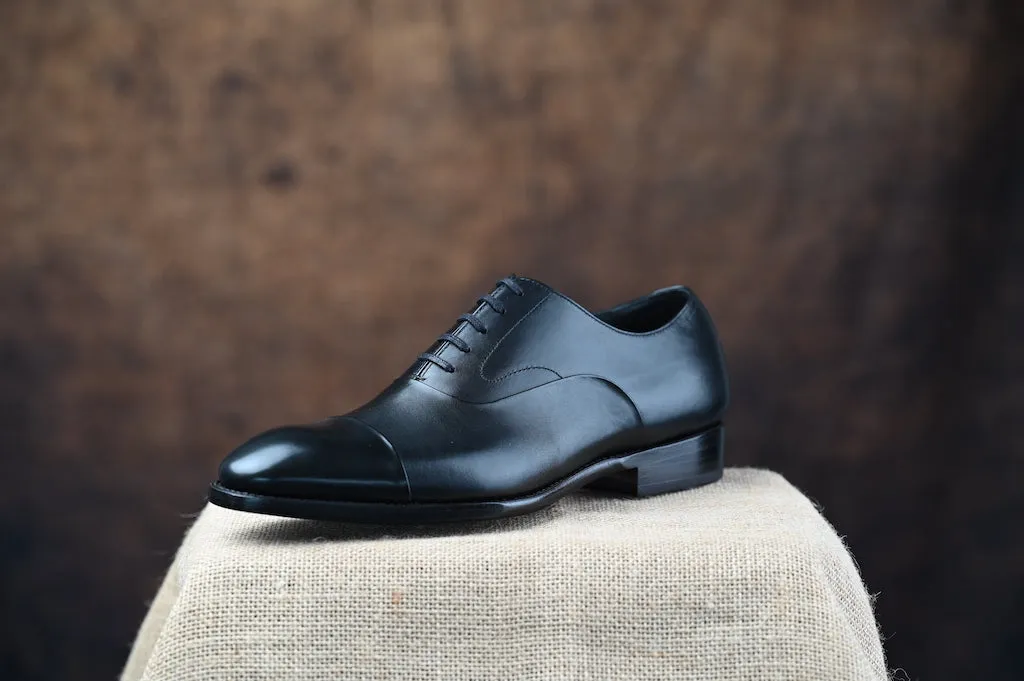 VINCENT Cap Toe Oxfords (Hand Welted)