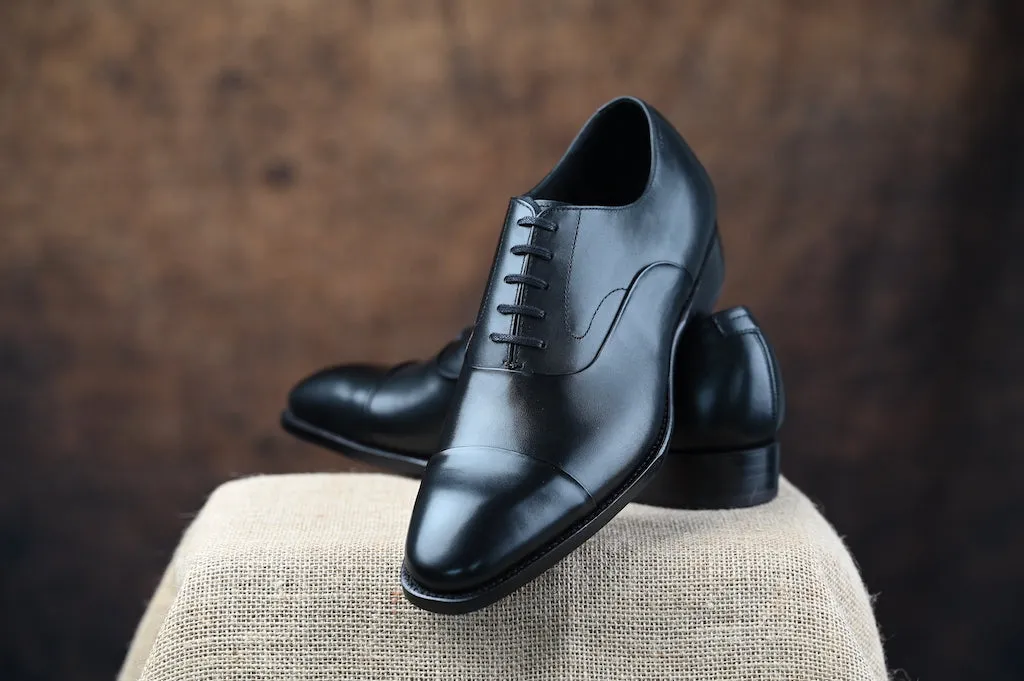 VINCENT Cap Toe Oxfords (Hand Welted)