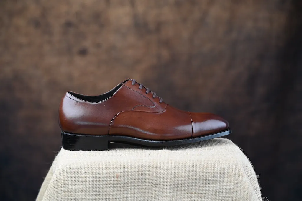 VINCENT Cap Toe Oxfords (Hand Welted)