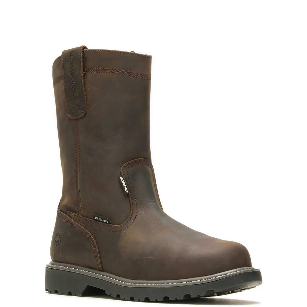 WOLVERINE FLOORHAND WELLNGTON METGUARD W/P