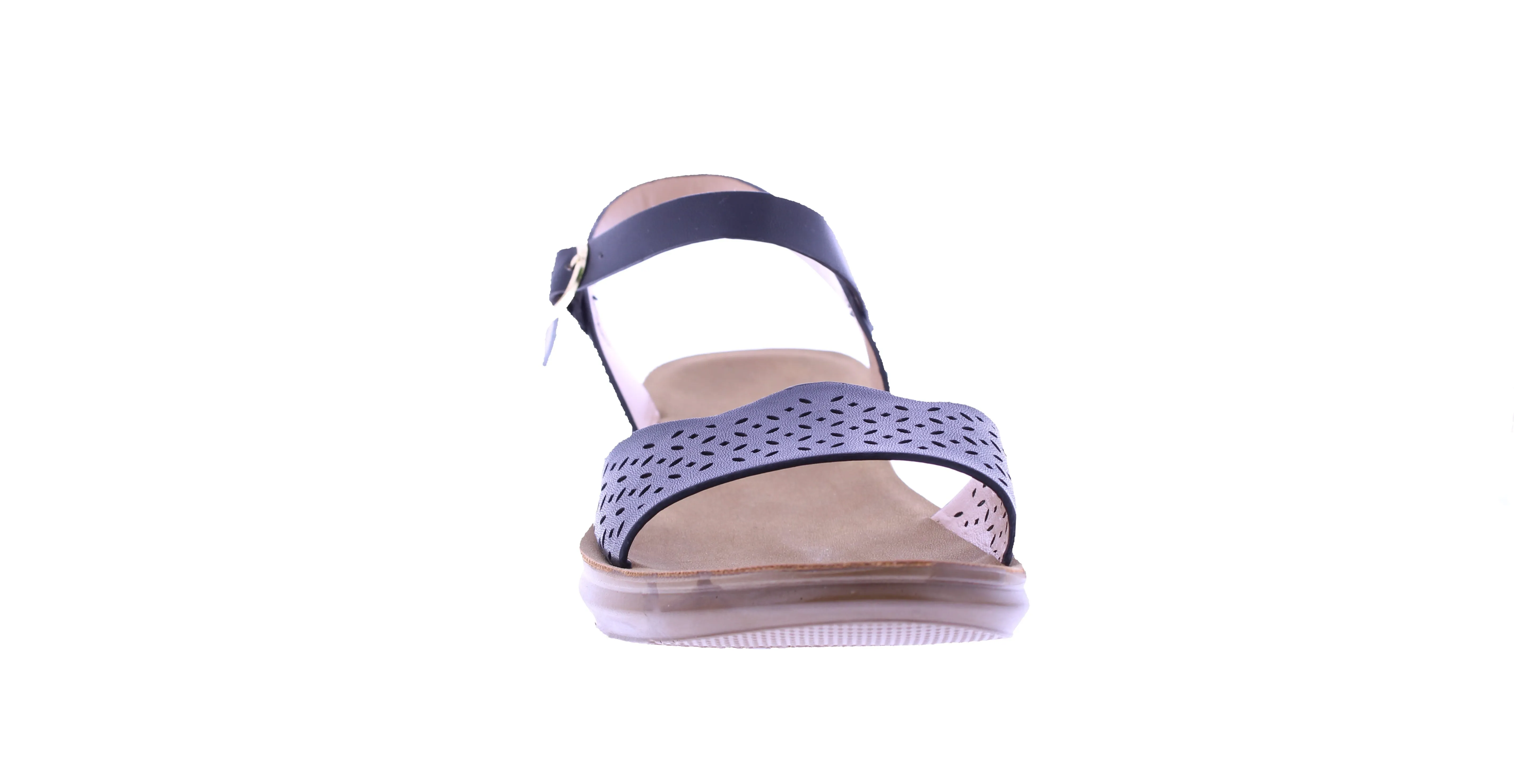 Women Scalloped Heel Sandal