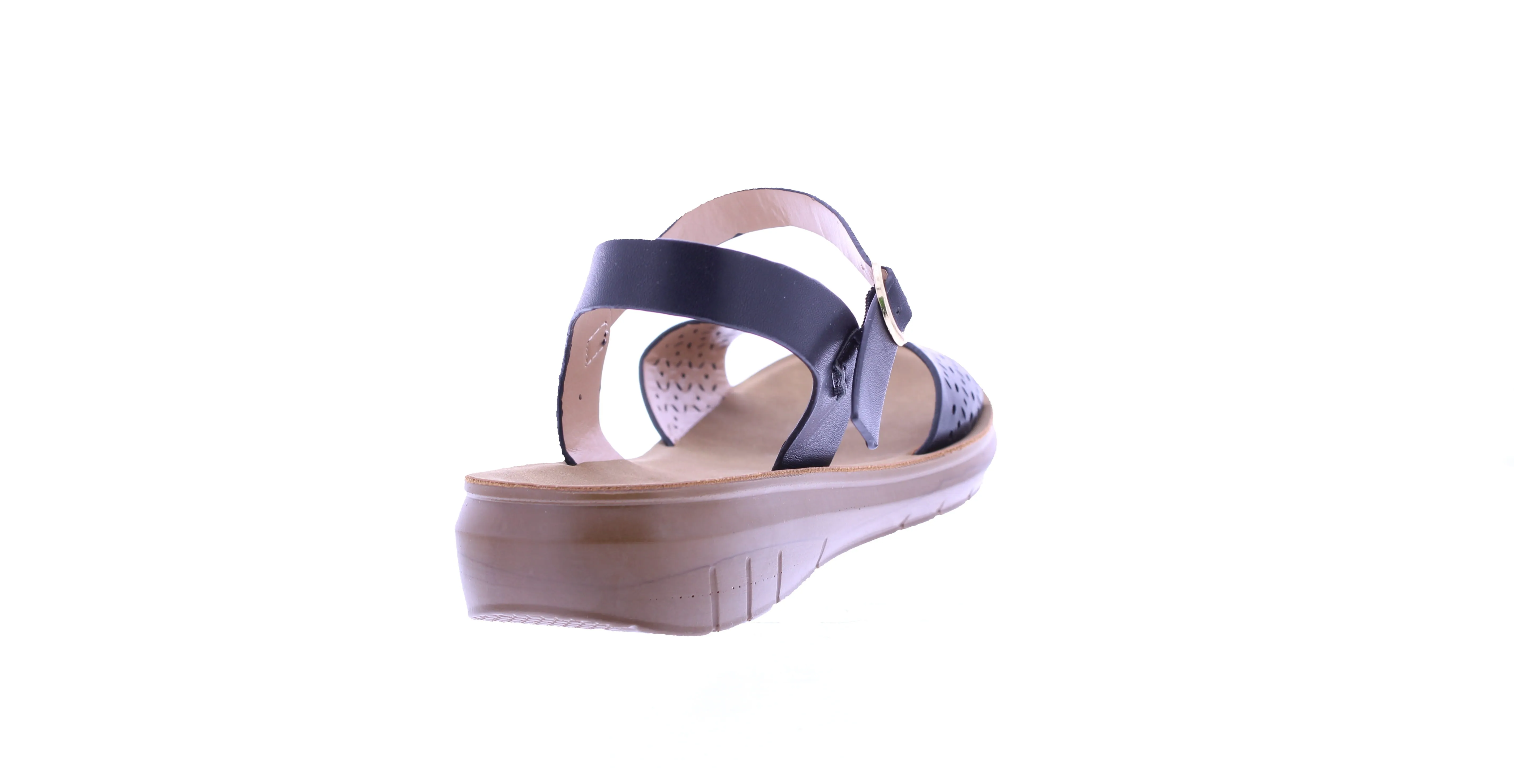 Women Scalloped Heel Sandal