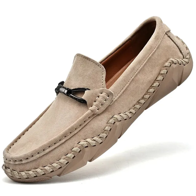 Zedmax Fashion Sleek Style Slip-on Leather Loafers