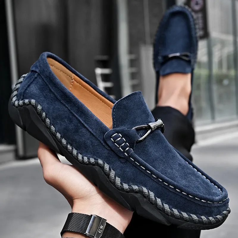 Zedmax Fashion Sleek Style Slip-on Leather Loafers