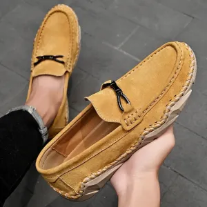 Zedmax Fashion Sleek Style Slip-on Leather Loafers