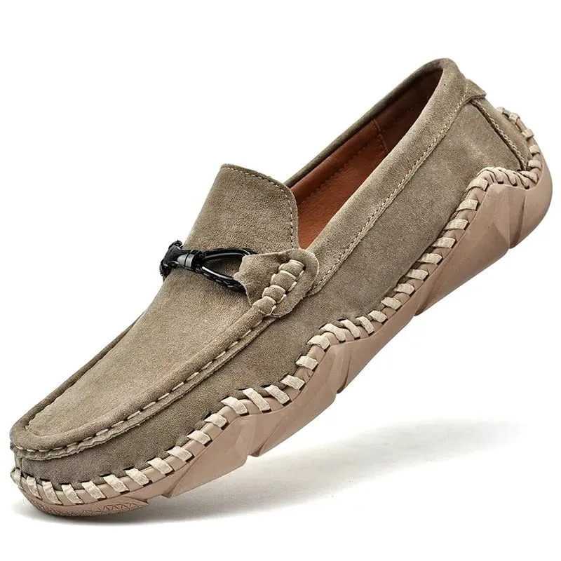 Zedmax Fashion Sleek Style Slip-on Leather Loafers