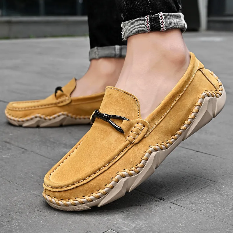 Zedmax Fashion Sleek Style Slip-on Leather Loafers