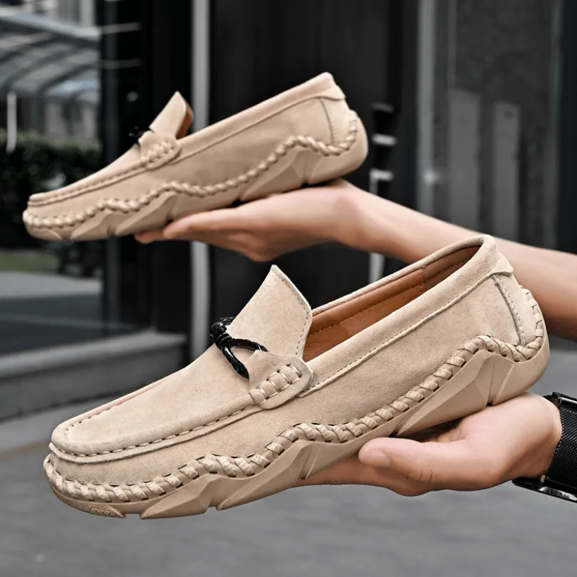 Zedmax Fashion Sleek Style Slip-on Leather Loafers
